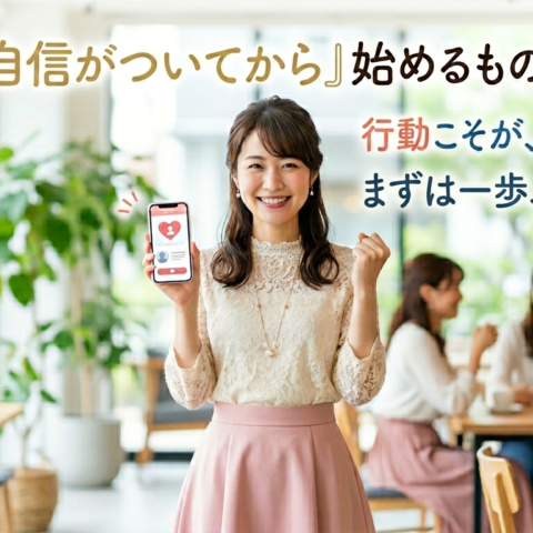婚活は「自信がついてから」始めるものではない