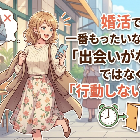 婚活で一番もったいないのは「出会いがない」ではなく「行動しないこと」｜F&P BRIDAL